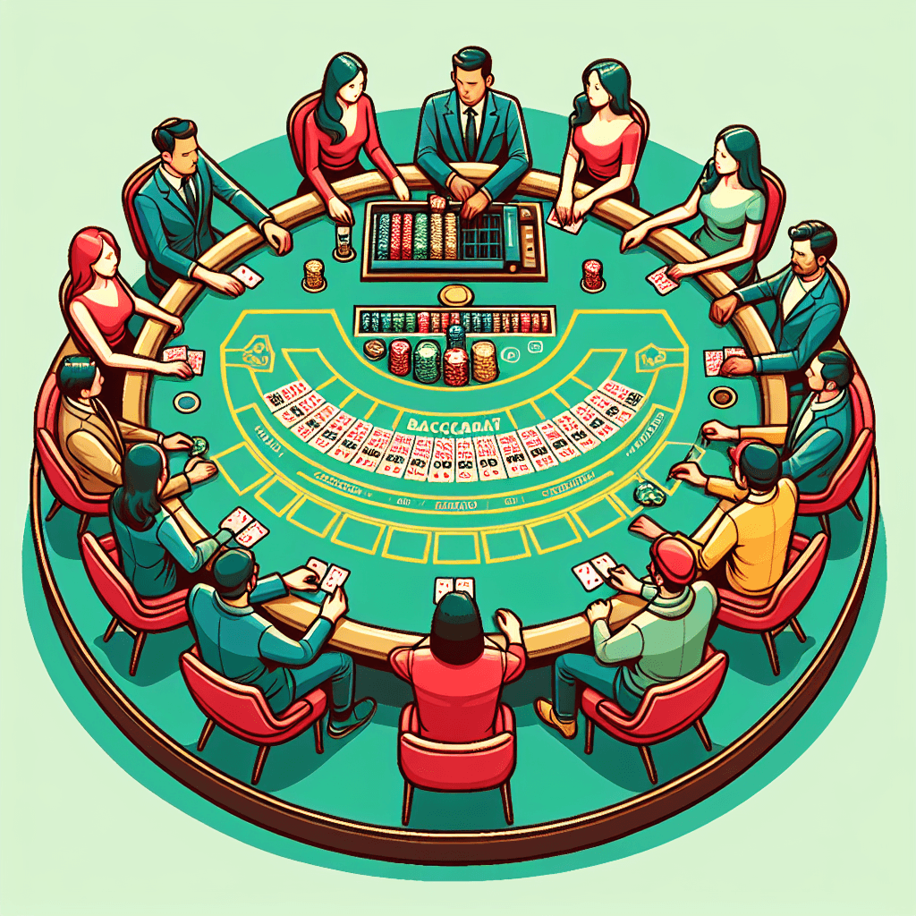 百家樂游戏, professional blog illustration, high quality, suitable for blog post, no text or watermarks