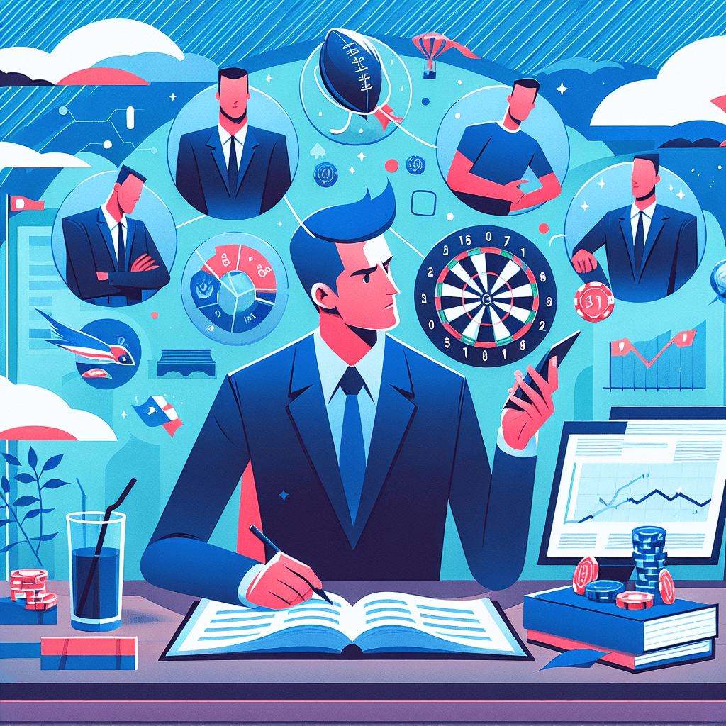體育投注技巧, professional blog illustration, high quality, suitable for blog post, no text or watermarks