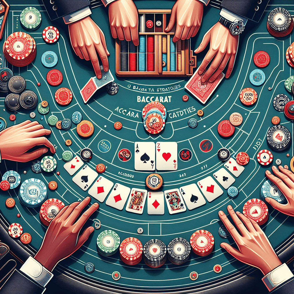 百家樂技巧, professional blog illustration, high quality, suitable for blog post, no text or watermarks